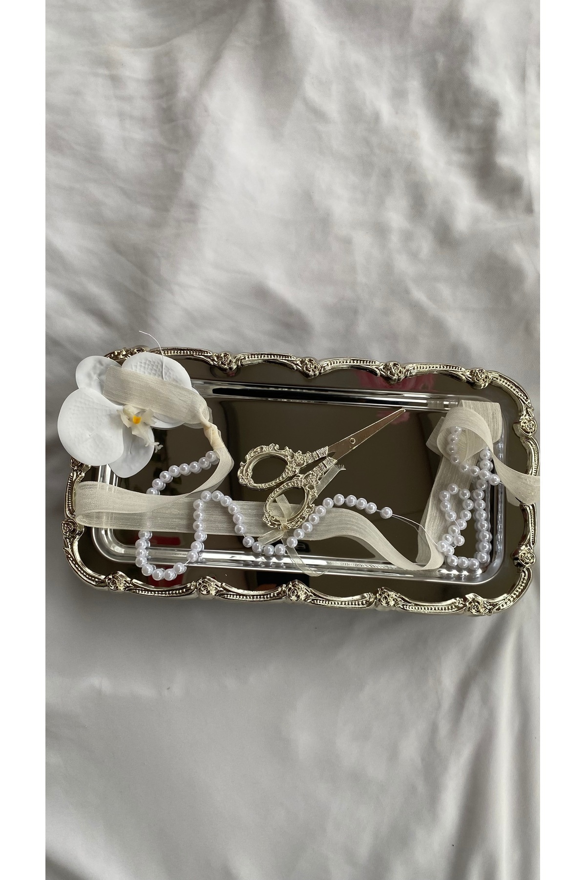 Z&B FLOWERS Nişan Tepsisi Söz Tepsisi Ayakkı Tepsi