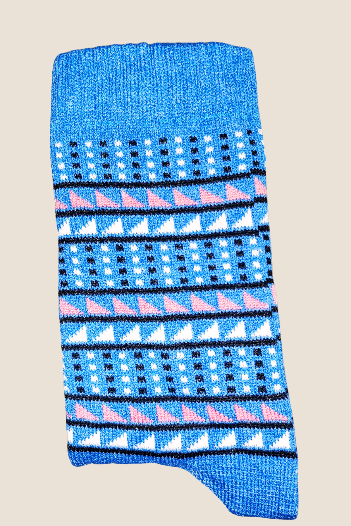 Kadın Çorap (6 Çift) Çizgili Kışlık Çorap - Motif Desenli Kalın Çorap — görsel 5 · 102832480226