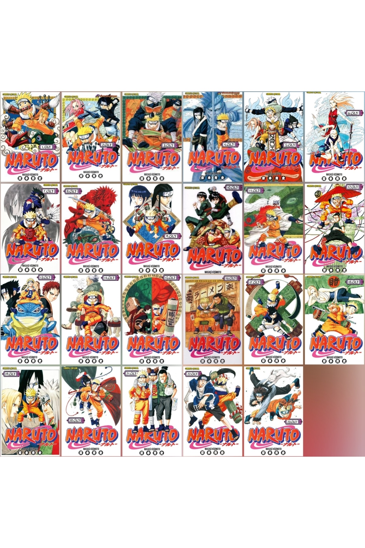 Gerekli Şeyler Yayıncılık Naruto 1-23. Arası Tüm Ciltler - Fiyatı