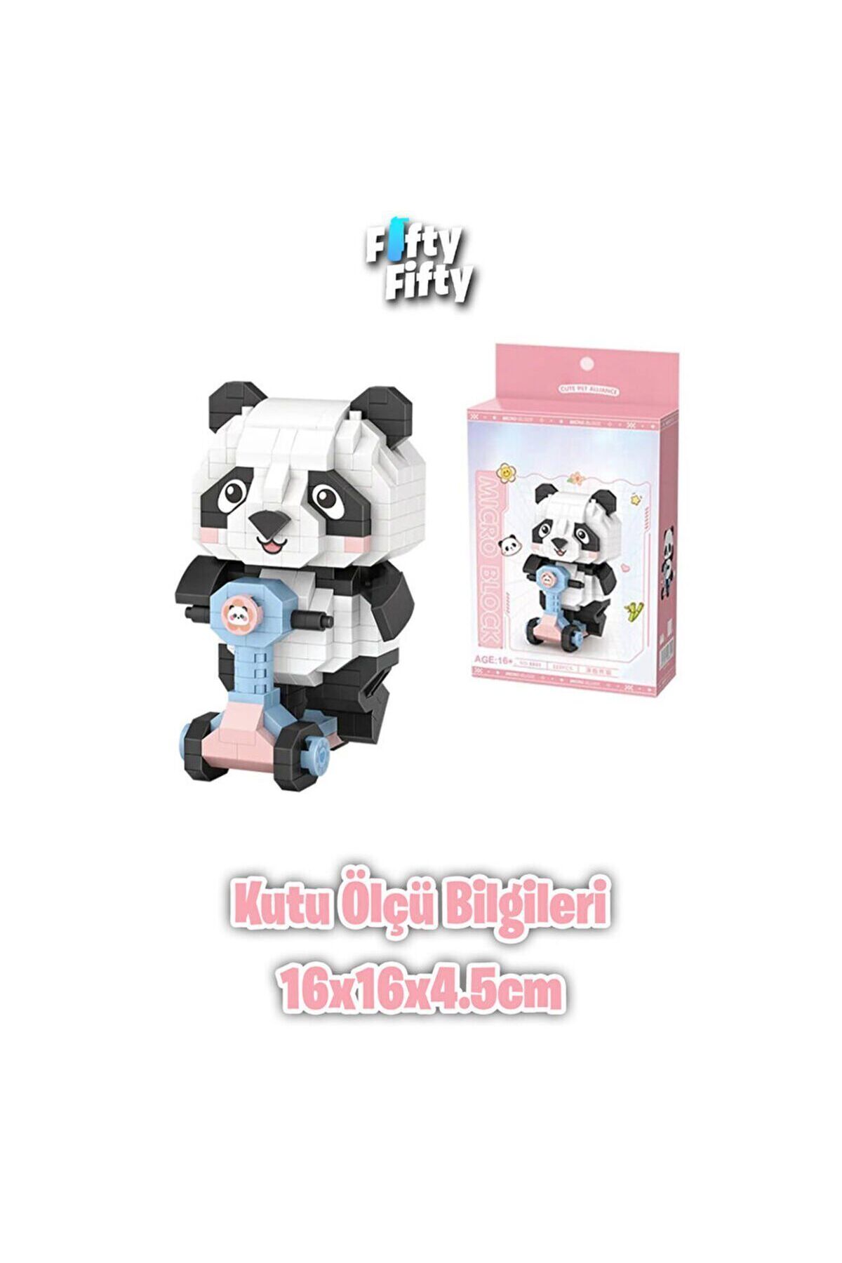 اسکوتر پاندا Lz8801 اسباب‌بازی بلوکی ۳۲۰ تکه