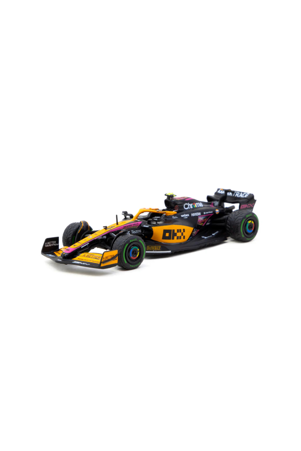 ネビル kakawow ラッキーミニ スクリプトアートカード /15 Tarmac Works 1/64 McLaren MCL36 Japanese Grand Prix 2022 Lando