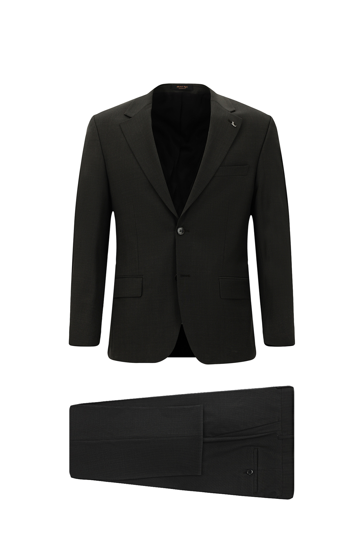 کیگیلی کت و شلوار پشمی طرح‌دار کلاسیک، برش آزاد، فیت راحت