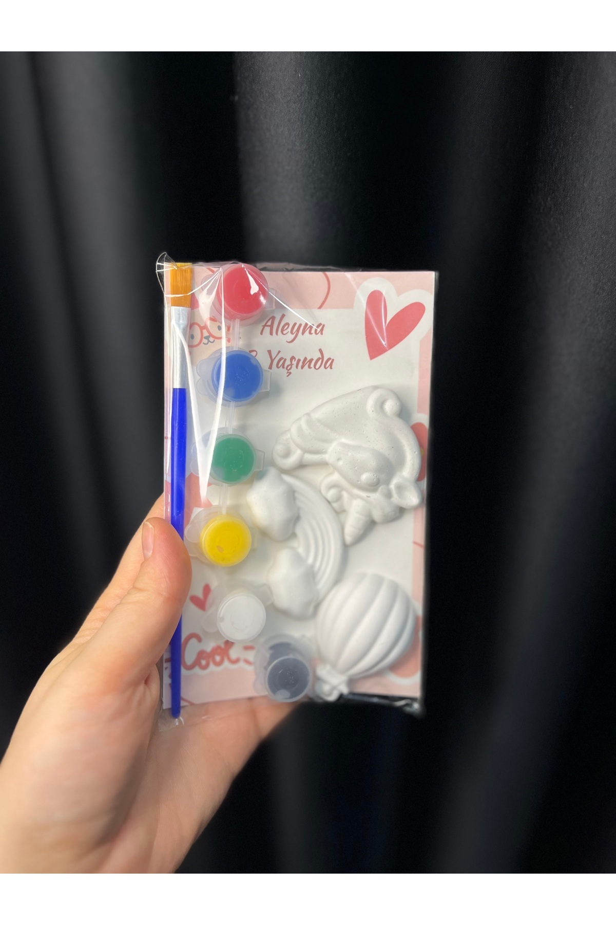 obelleatelier Unicorn Temalı Çocuk Taş Boyama Seti – Fırça, Boya ve Figürlü Eğlenceli Aktivite Set