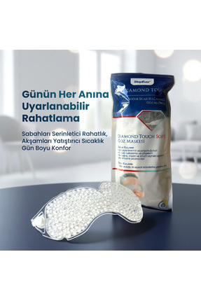 StopEver Diamond Touch Soğutucu Göz Maskesi – Soğuk & Sıcak Terapili Maske