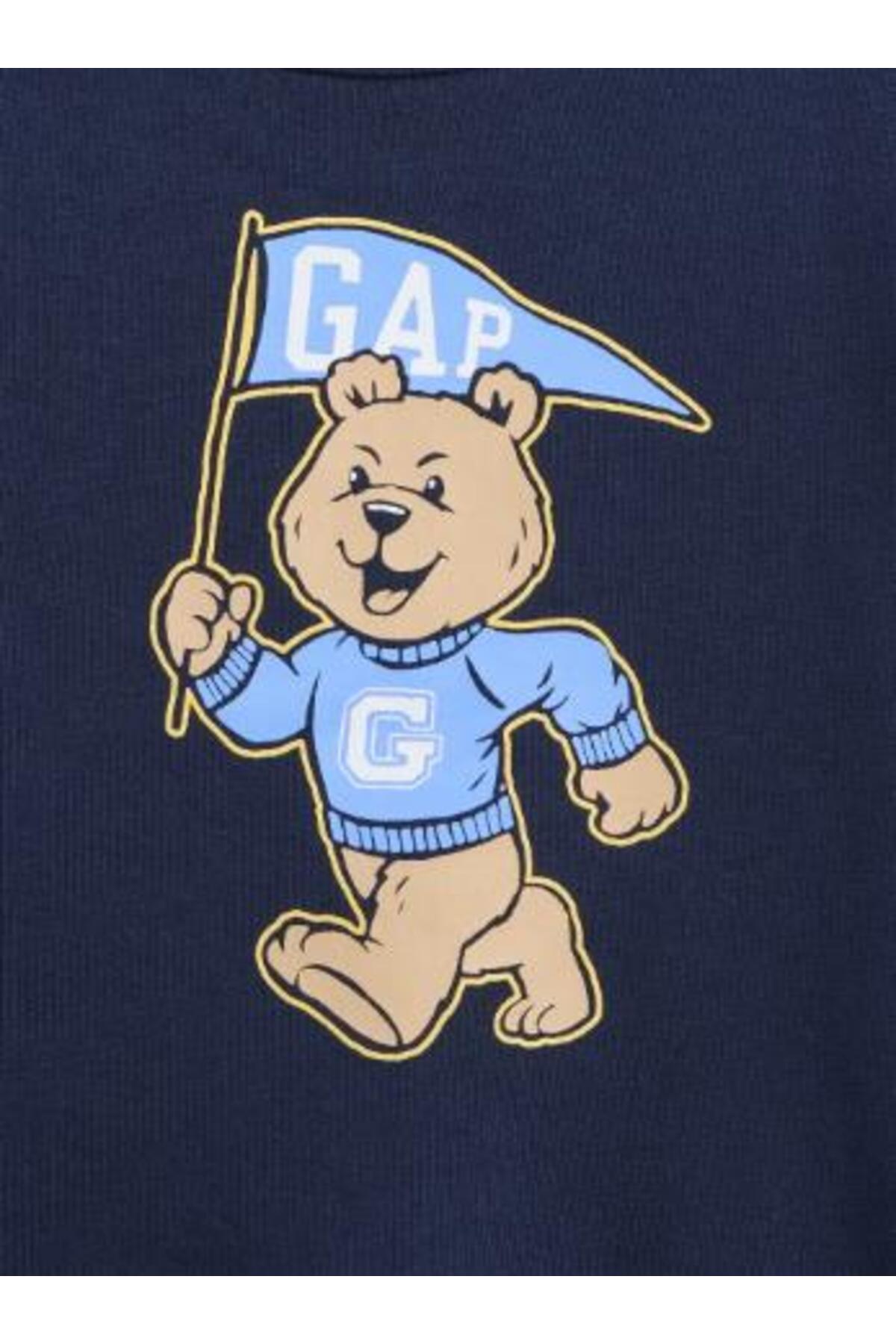 GAP ERKEK BEBEK 822090 PRINT CREW KAZAK fotoğrafı 2 (önizleme)