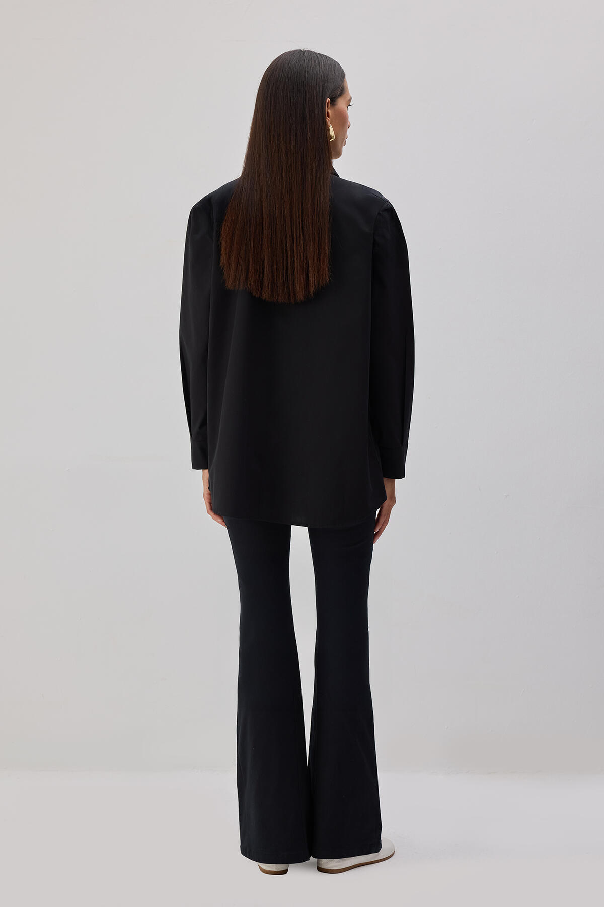 Touche Prive  ÇİÇEK APLİKELİ POPLİN GÖMLEK - Görsel 6