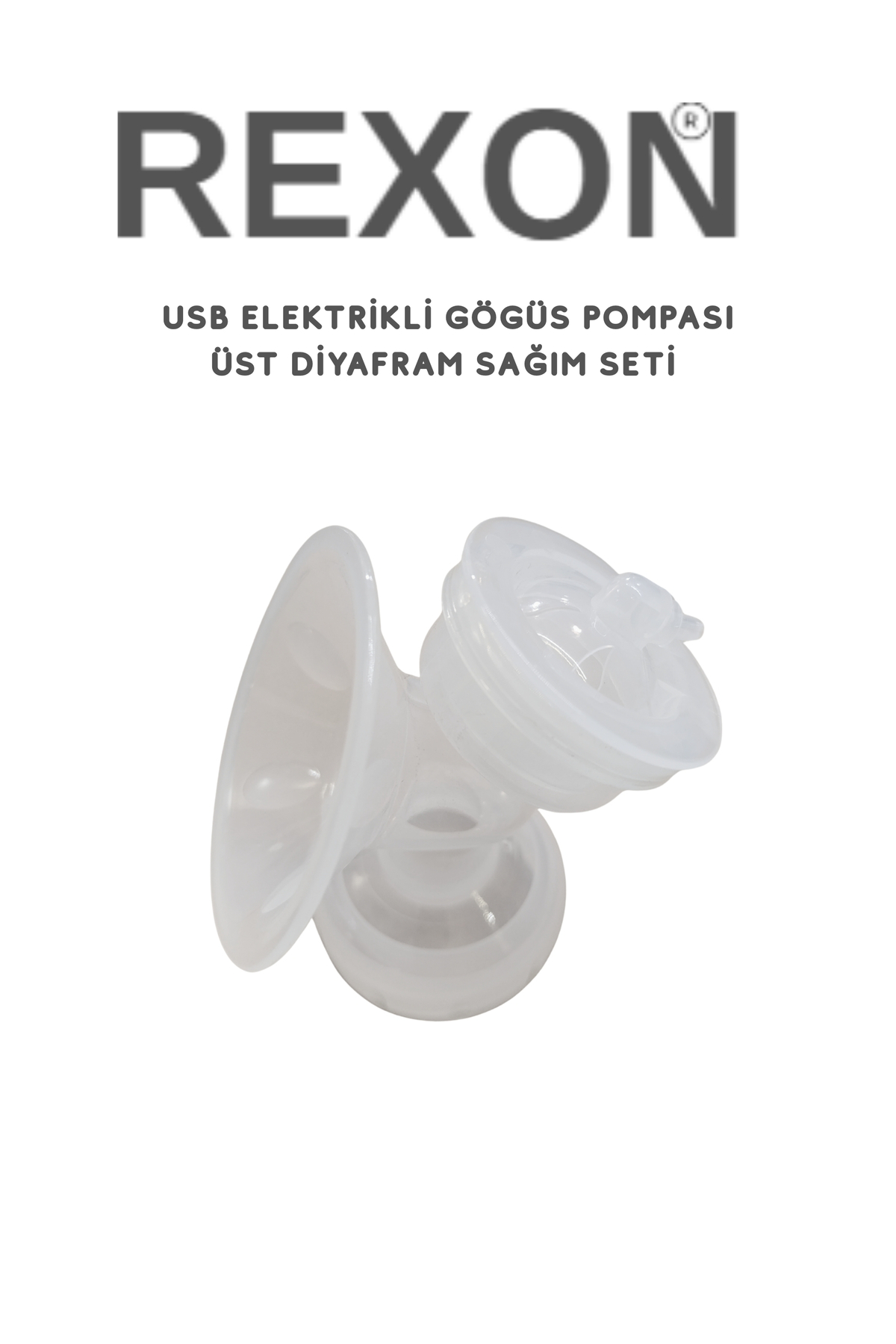 Rexon Usb Elektrikli Göğüs Pompası Üst DİYAFRAM Sağım Seti fotoğrafı 3 (önizleme)