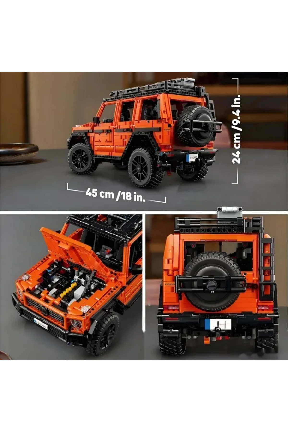 ۲۸۹۱ عدد بدون جعبه G500 مدل خودرو آفرود خط جدید دکور منزل هدیه برای جشن‌ها و مهمانی‌ها