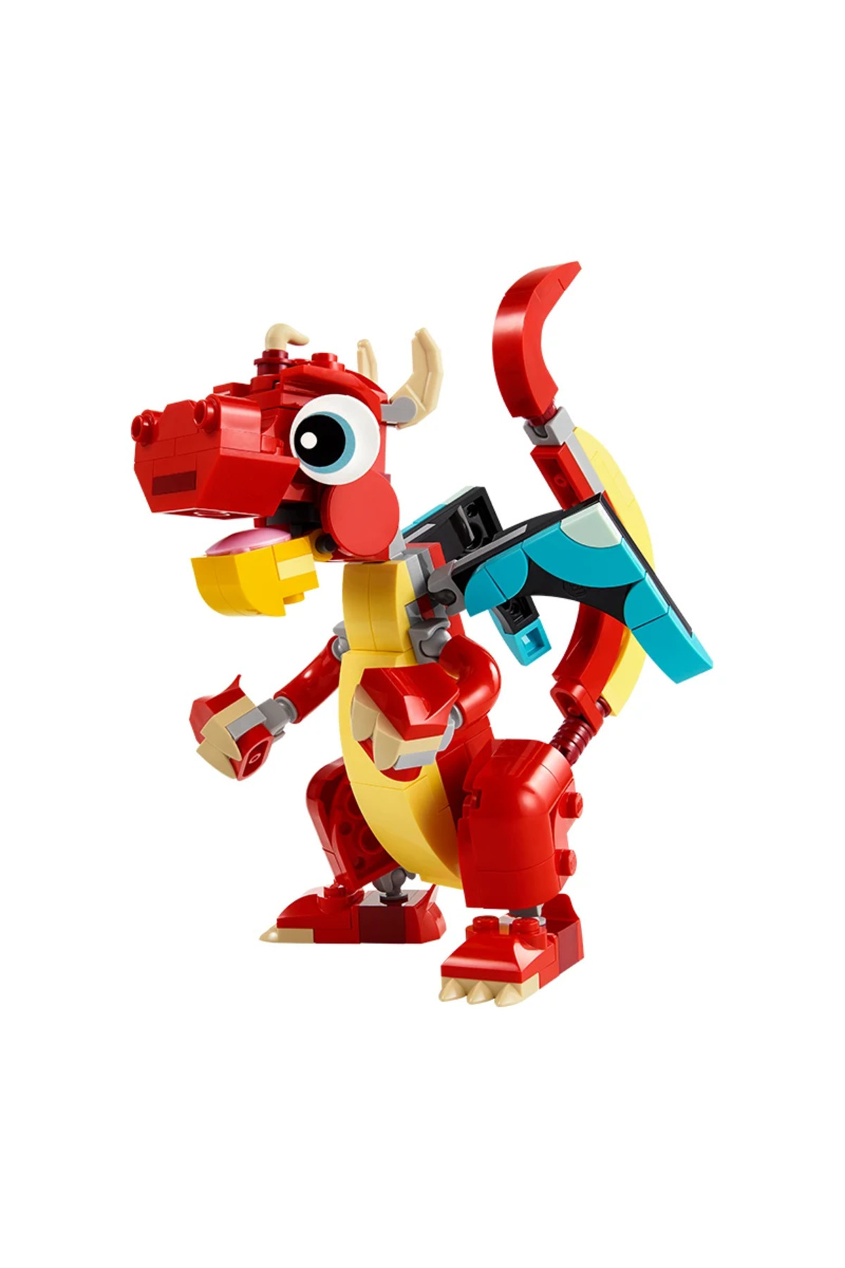 مجموعه خلاقانه LEGO Creator 31145 اژدهای کوچک قرمز برای پسران و دختران، مونتاژشده، آموزشی، ساختنی…