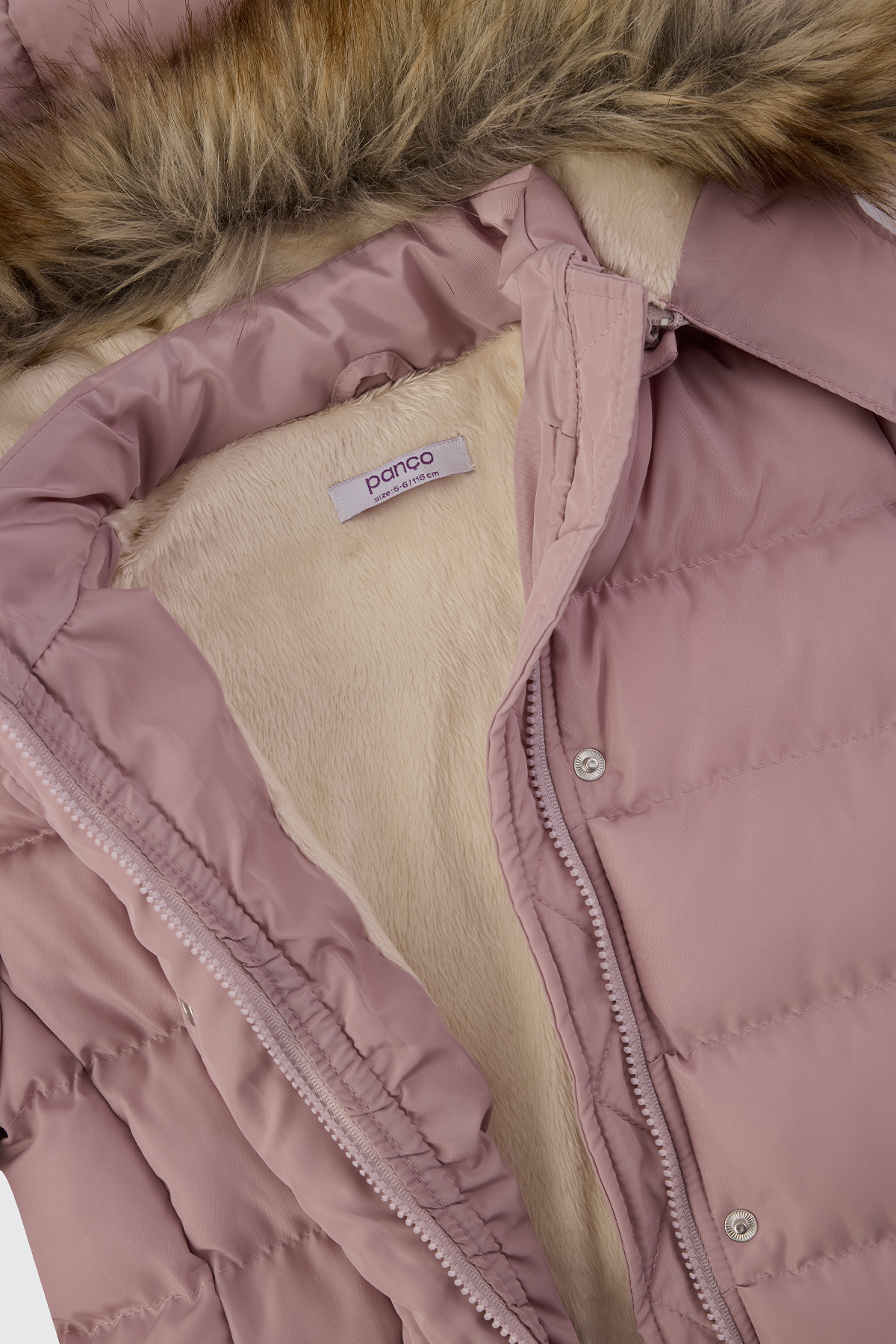 Panço Kız Çocuk Kapitone Lila Kaban fotoğrafı 5 (önizleme)