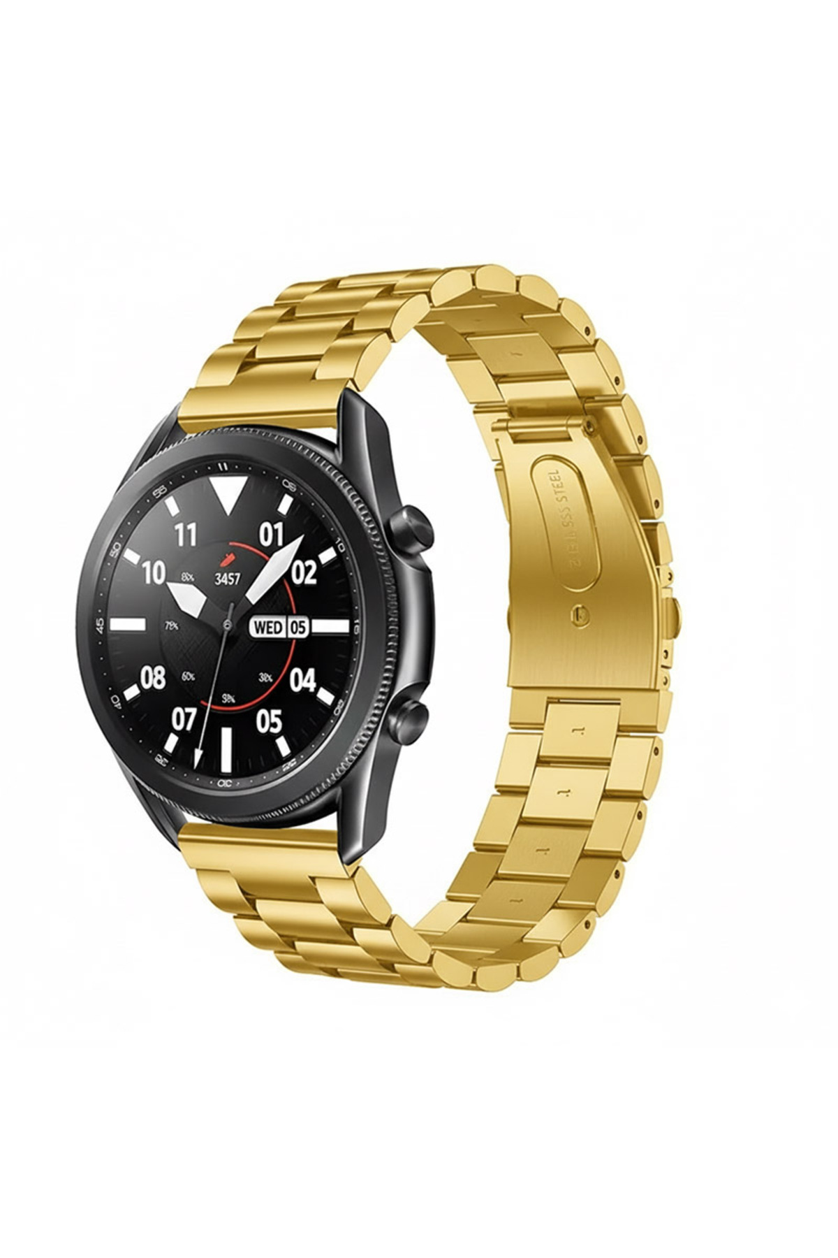 Stainless Steel Strap Compatible with Xiaomi Watch S4 22mm Smart Pin Classic Design Steel Strap