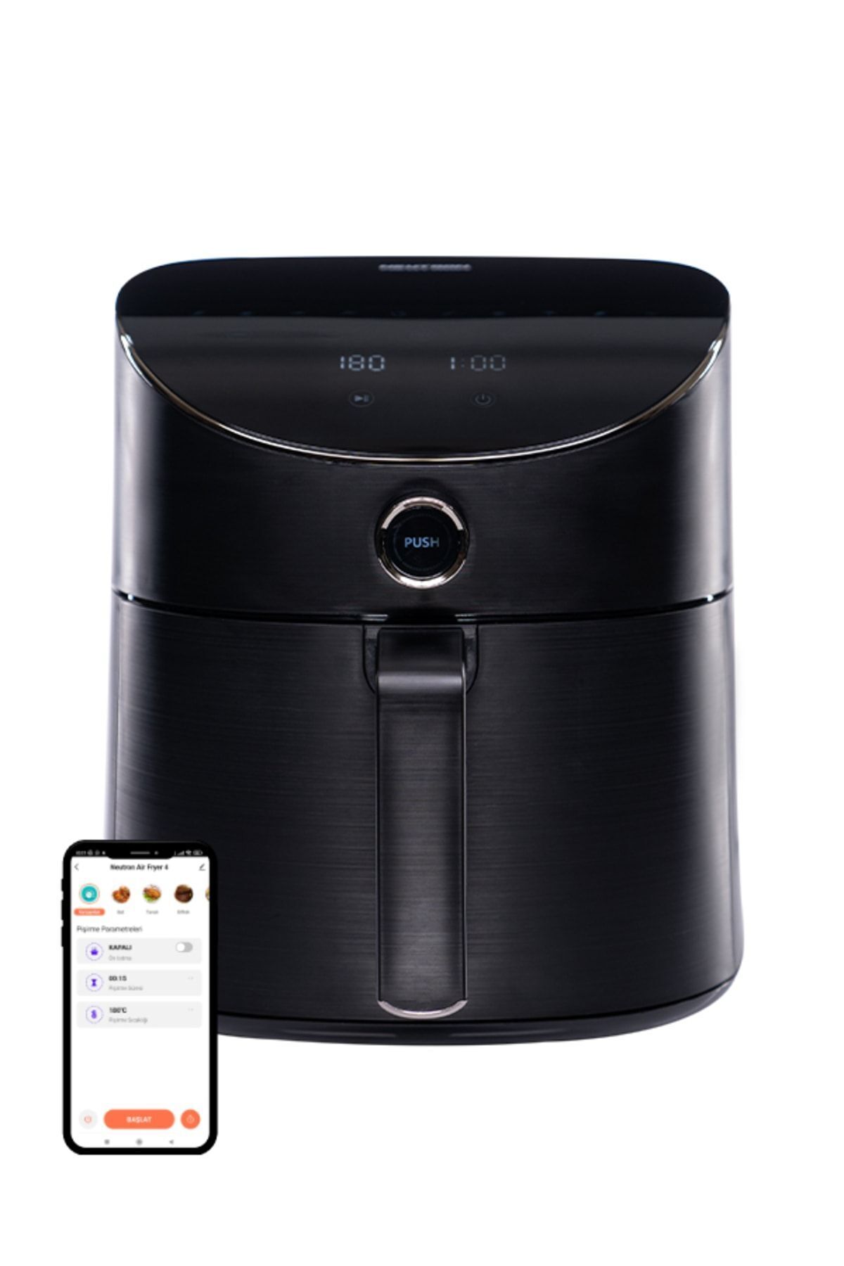 Allians Kapsamlı ve Pratik 5.5L Akıllı Fritöz, Sağlıklı Pişirme Deneyimi Airfryer