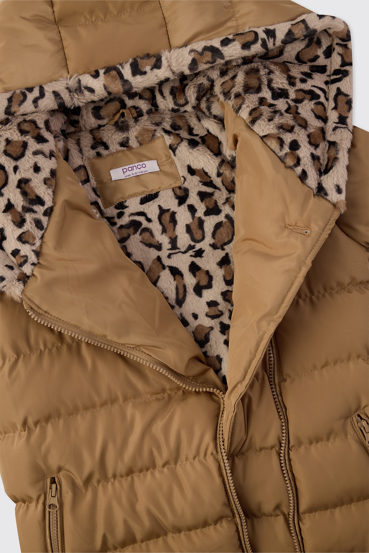 Panço Kız Çocuk Camel Kaban fotoğrafı 5 (önizleme)