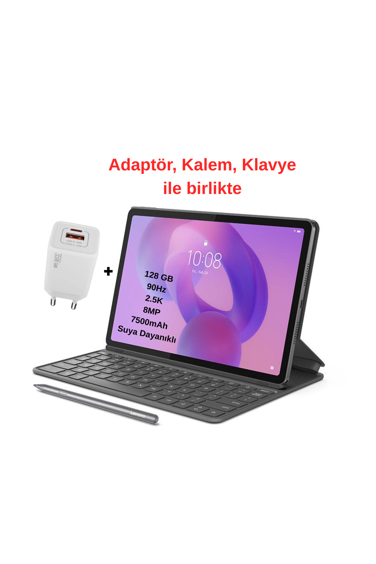 LENOVO Idea Tab 2.0Ghz 8Gb 128Gb KALEM + KLAVYE 11inch 2.5K