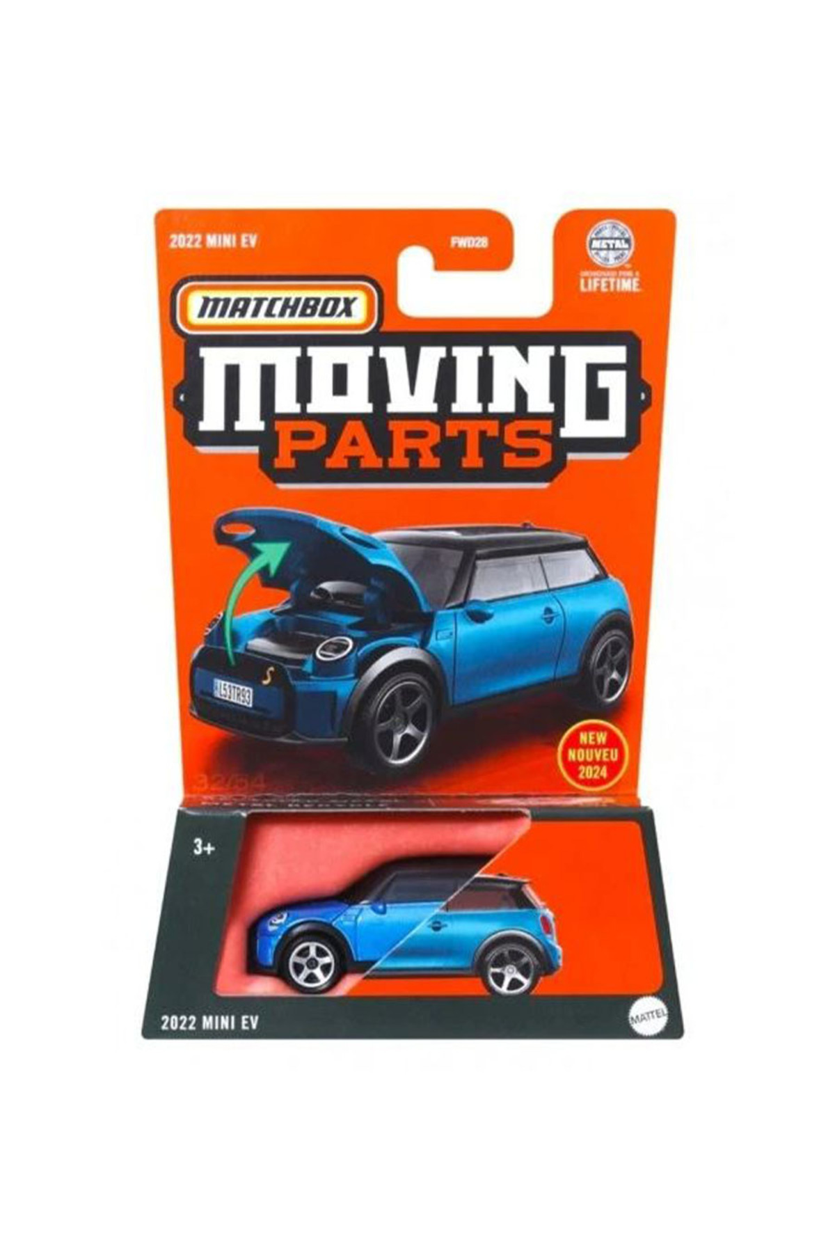 HOT WHEELS Matchbox Moving Parts - 2022 Mini EV (1/64) HVM80