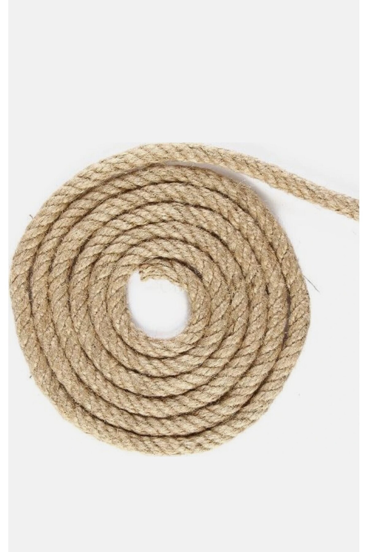 zelmur 4 MM 10 Metre Kütle Halat Dekoratif Hasır İp Urgan