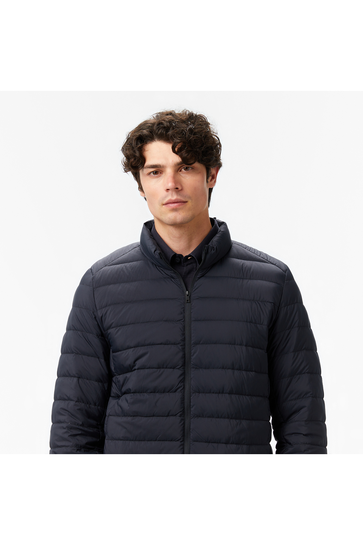 Erkek Siyah Regular Fit Mont — مشکی J57041T — تصویر 4 از 5