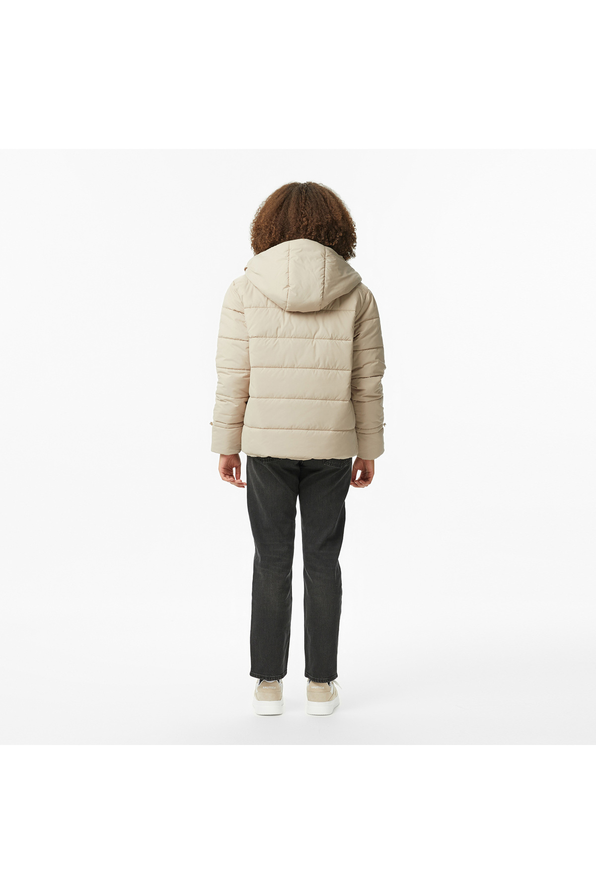 Nautica Kadın Bej Regular Fit Mont görsel 2