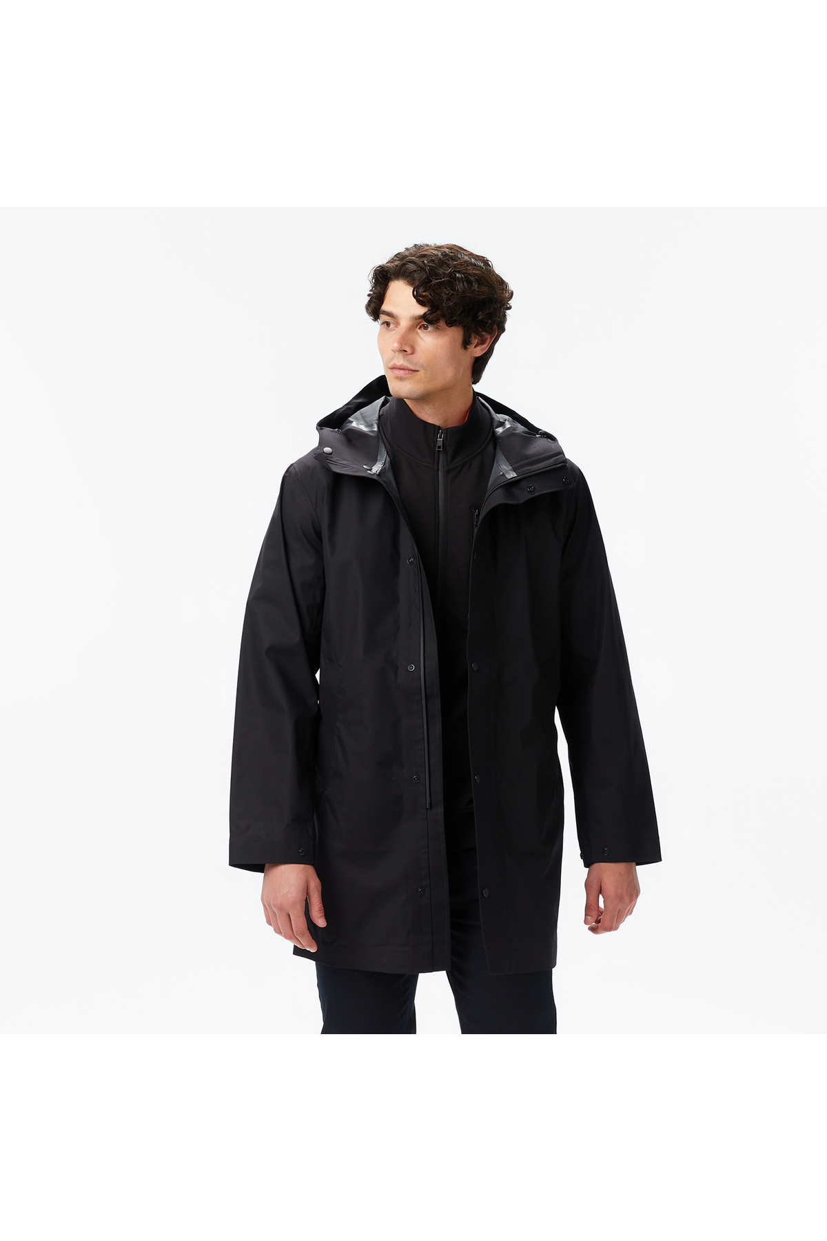 Nautica Erkek Siyah Regular Fit Mont