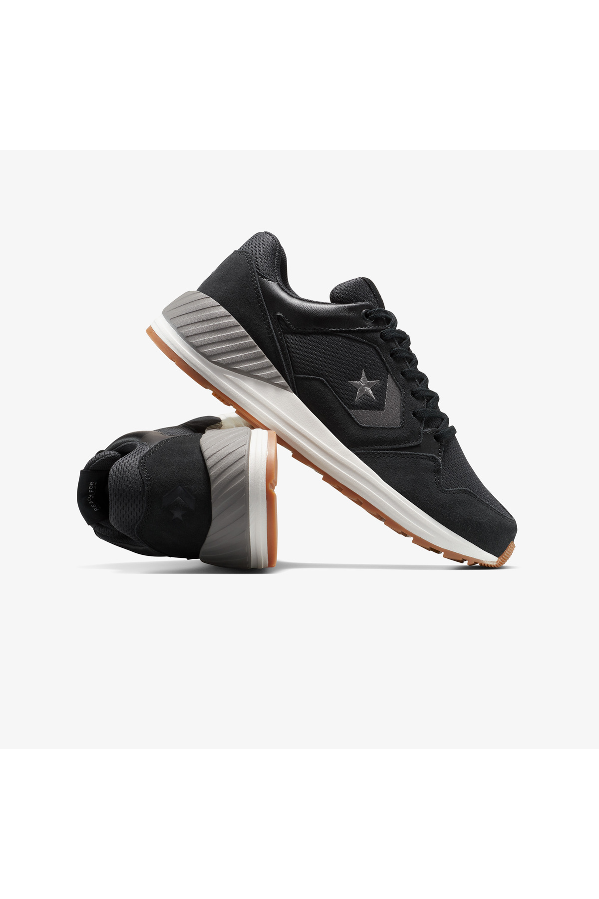 Converse Wave Trainer Low Top Unisex Siyah Sneaker görsel 6