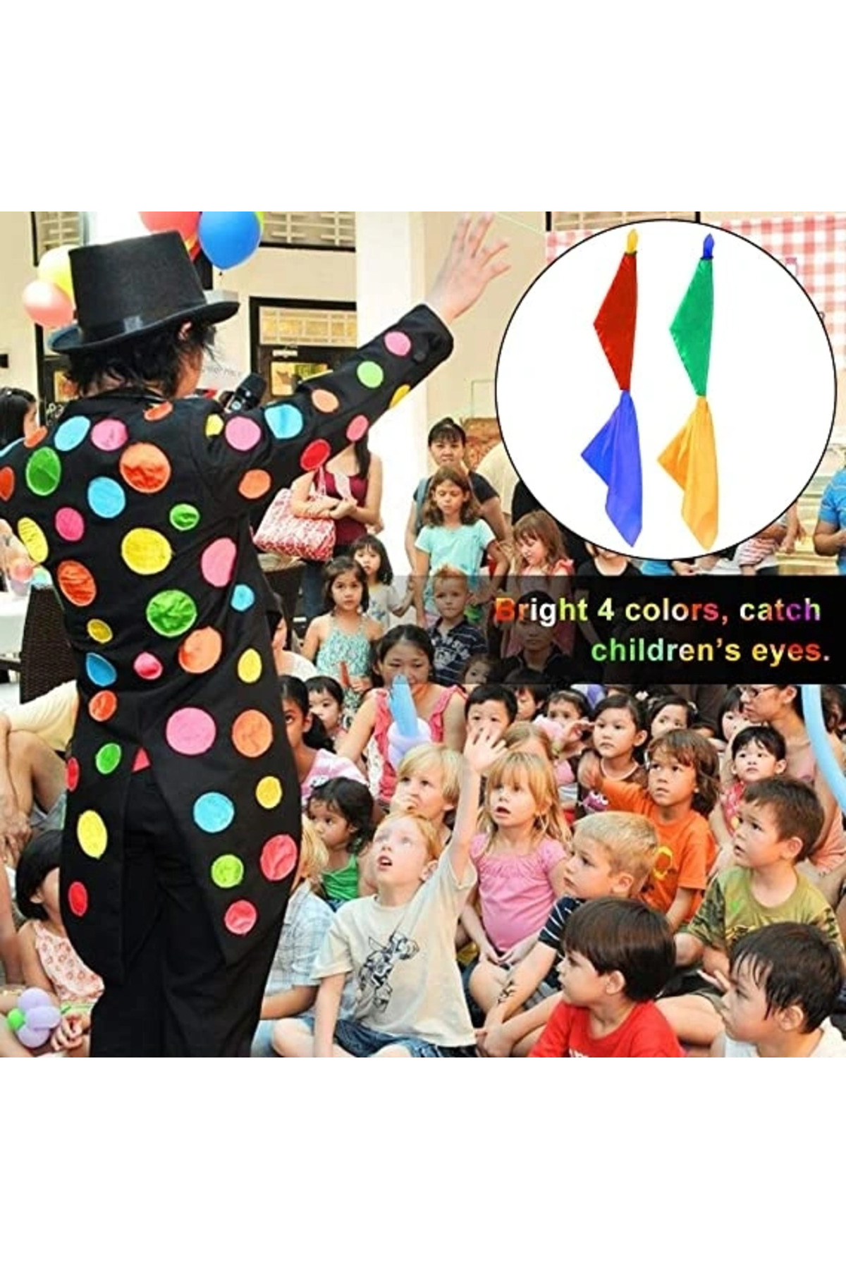 بازی ترفند شعبده‌بازی دستمال جادویی تغییر رنگ