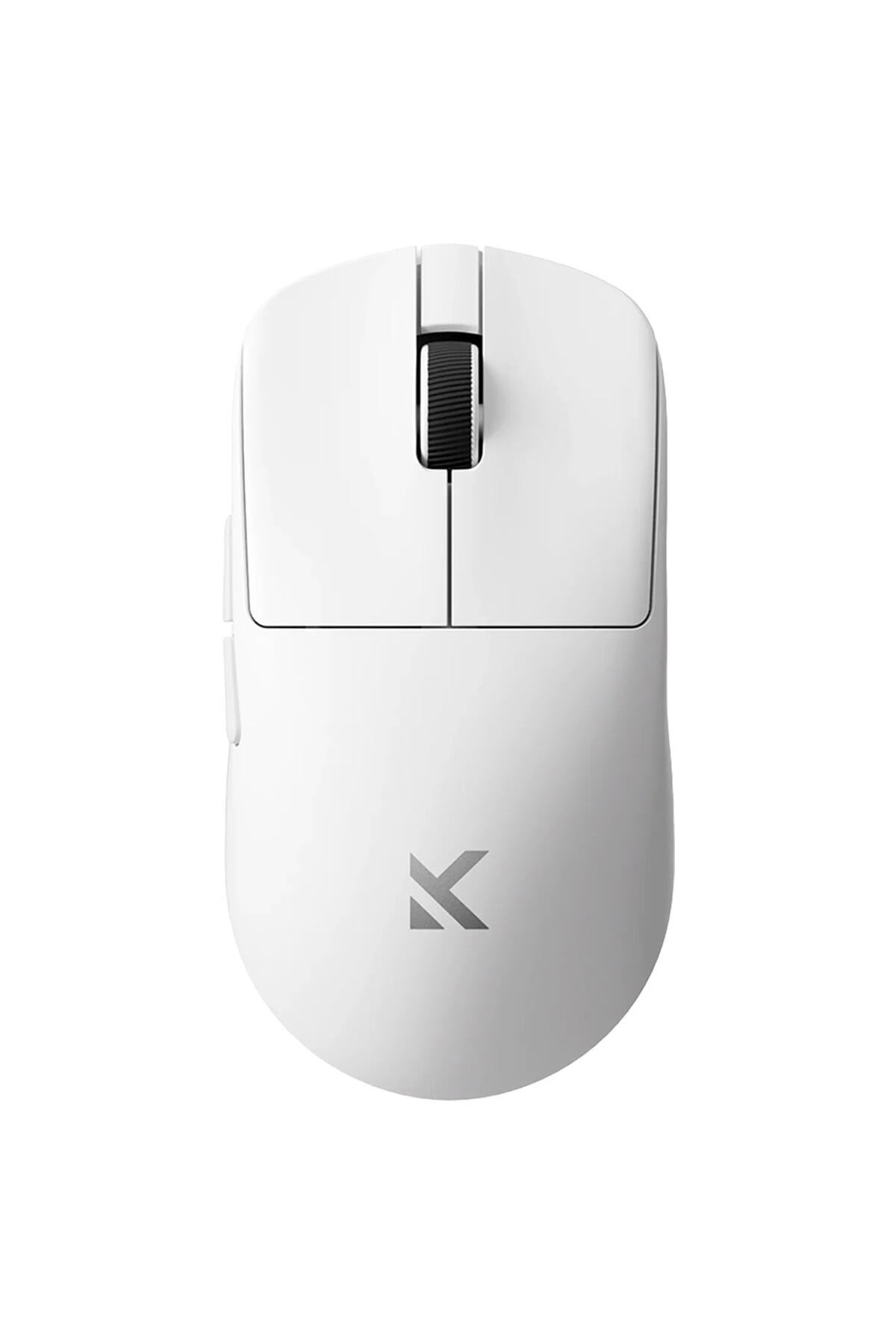 MCHOSE L7 Ultra Plus Beyaz 8K Hz PAW3950 Sensör Kablosuz Simetrik
