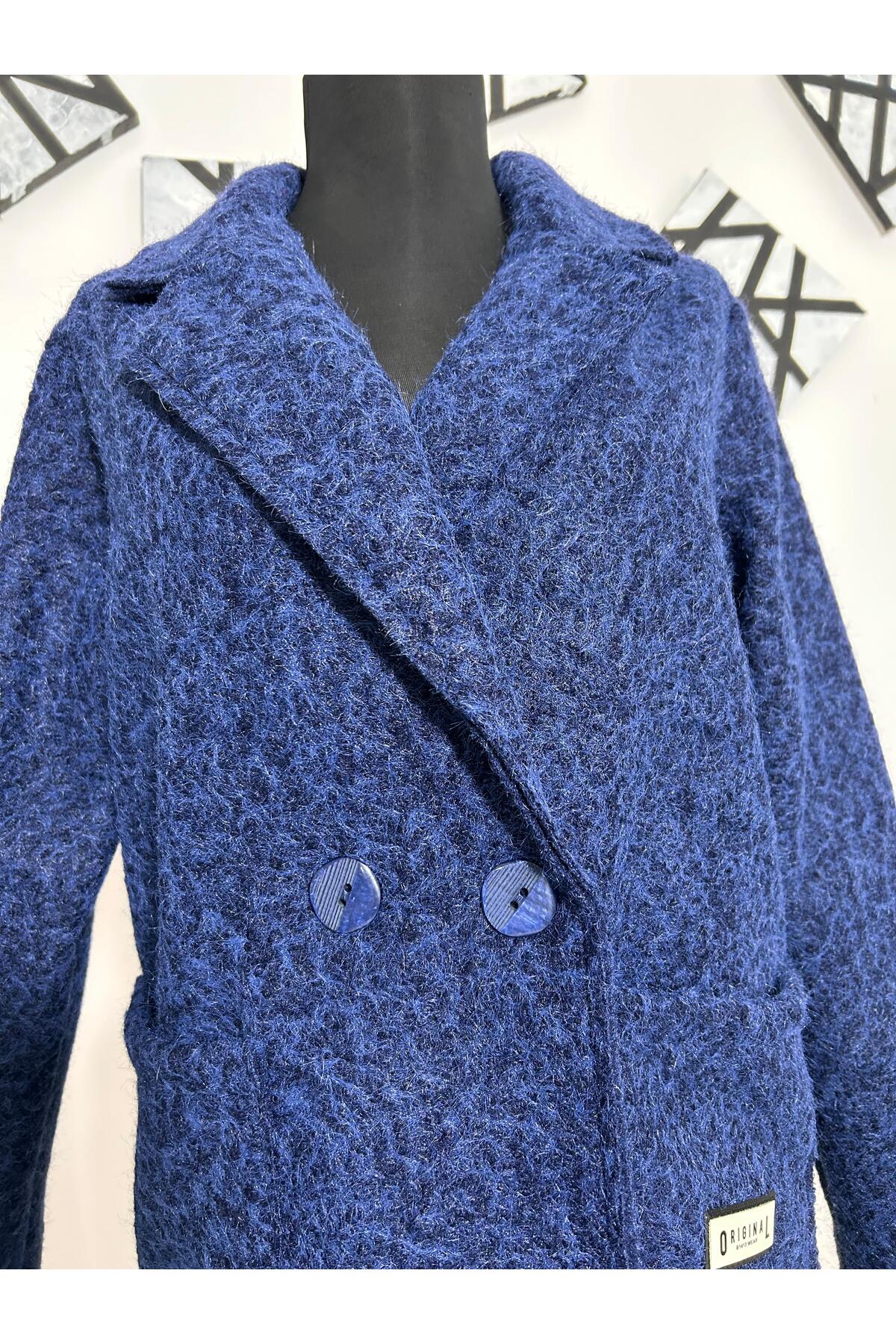 Cananca Tekstil Astarsız Kaban oversize kaban görsel 3