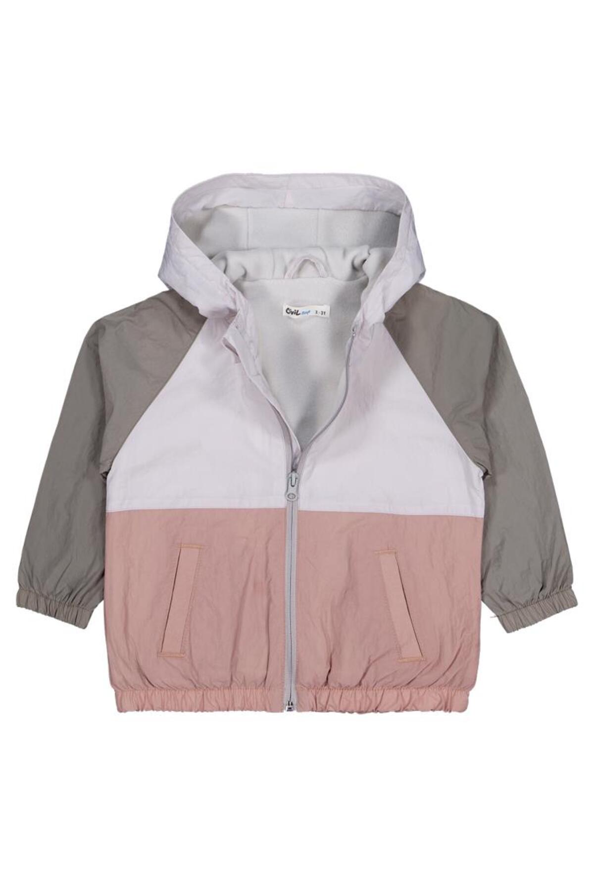 Civil Boys Garnili 2-5 Yaş Yağmurluk - Gri 4-5 Yaş fotoğrafı 2 (önizleme)