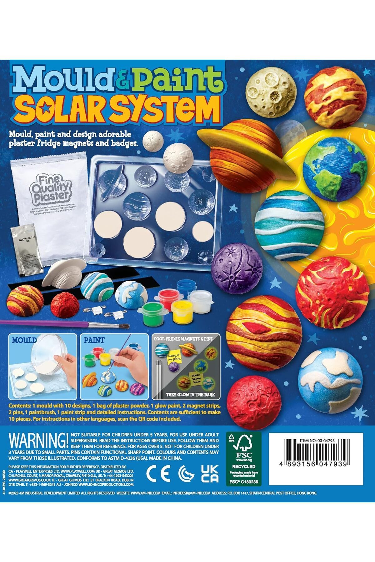 کیت سیستم خورشیدی قالب‌گیری و رنگ‌آمیزی (00-04793)