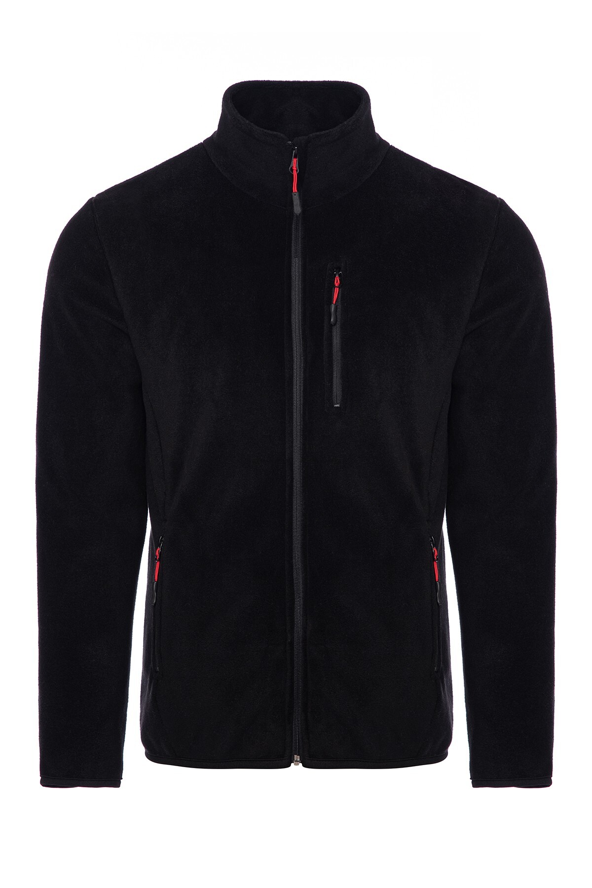 Ghassy Co  2'lİ Paket Pro Rüzgar Geçirmez 5 Cepli Outdoor Tam Fermuarlı Polar Ceket - Görsel 4