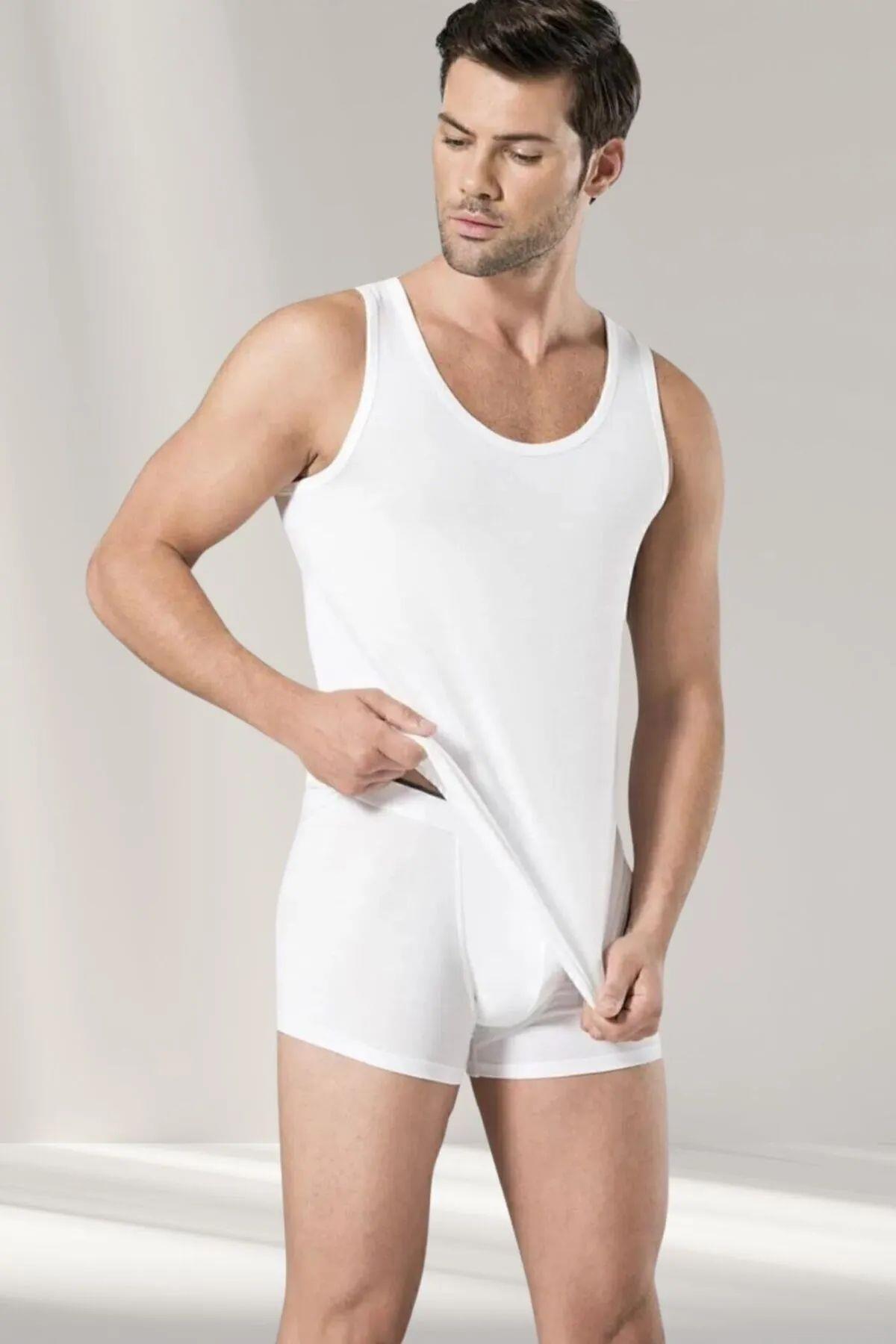 لباس زیر مردانه راسته بند دار | پیر کاردین Pierre Cardin 02313-1 - تصویر 2
