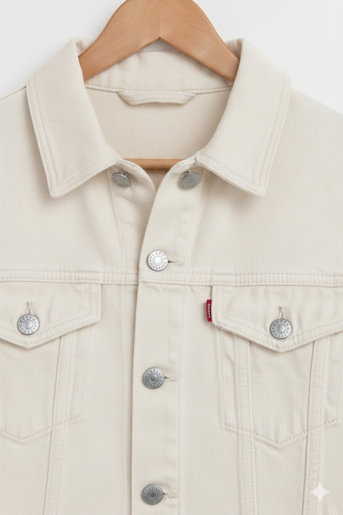 WKM  Erkek Jean Denim Standart Kalıp Cepli Düğmeli Kot Ceket - Görsel 4