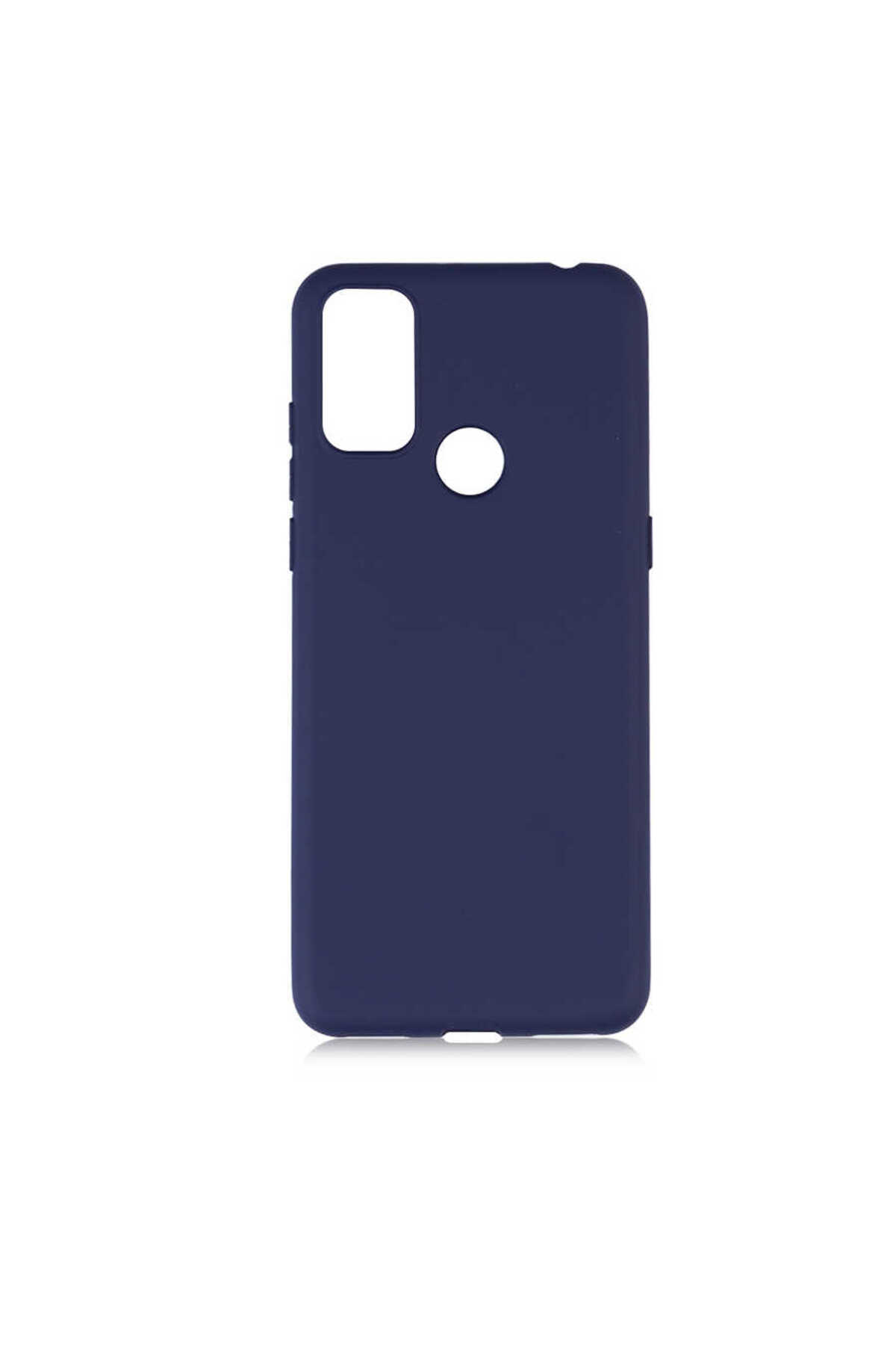 Alcatel 1S 2021 Kılıf JoieCreatif Premier Silikon Kapak - Lacivert