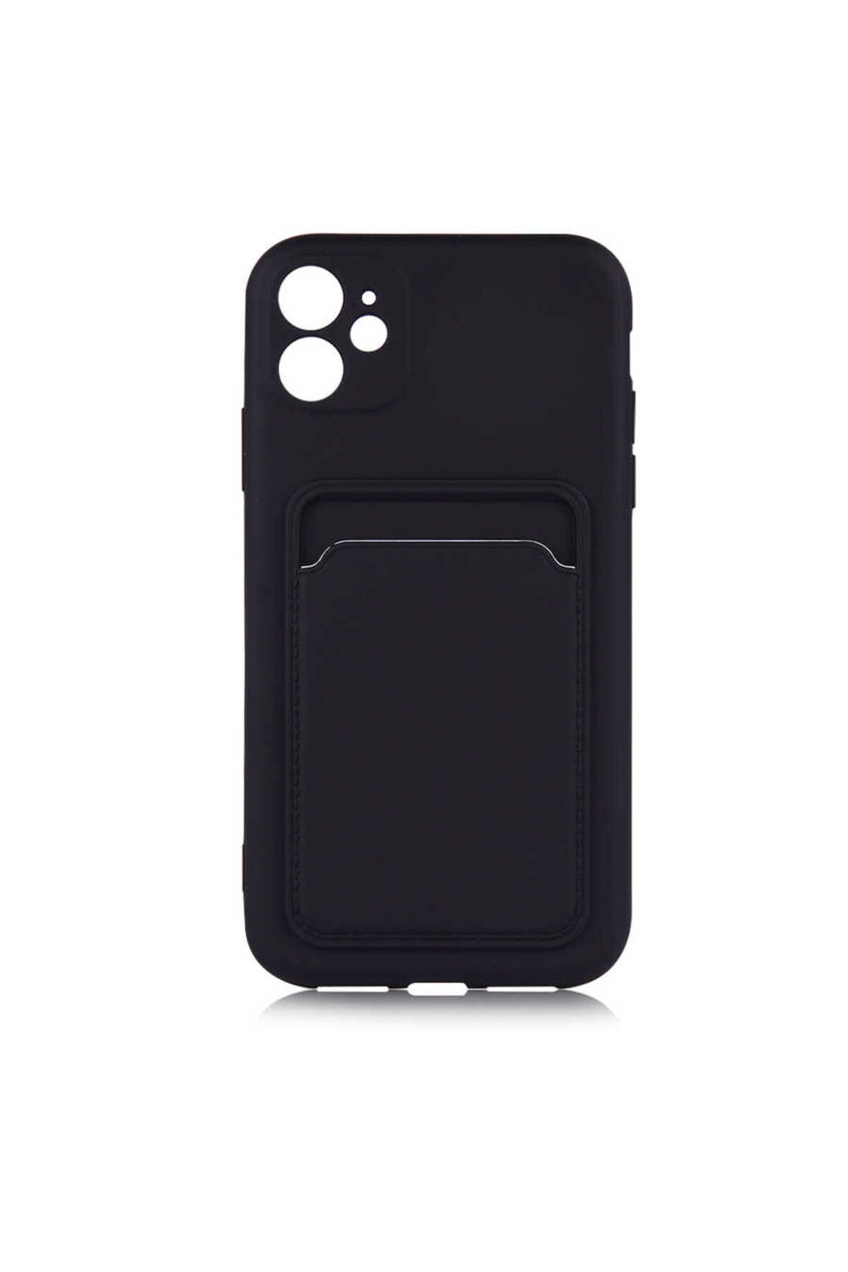 iPhone 12 Uyumlu MSRA Ofix Kılıf-Siyah