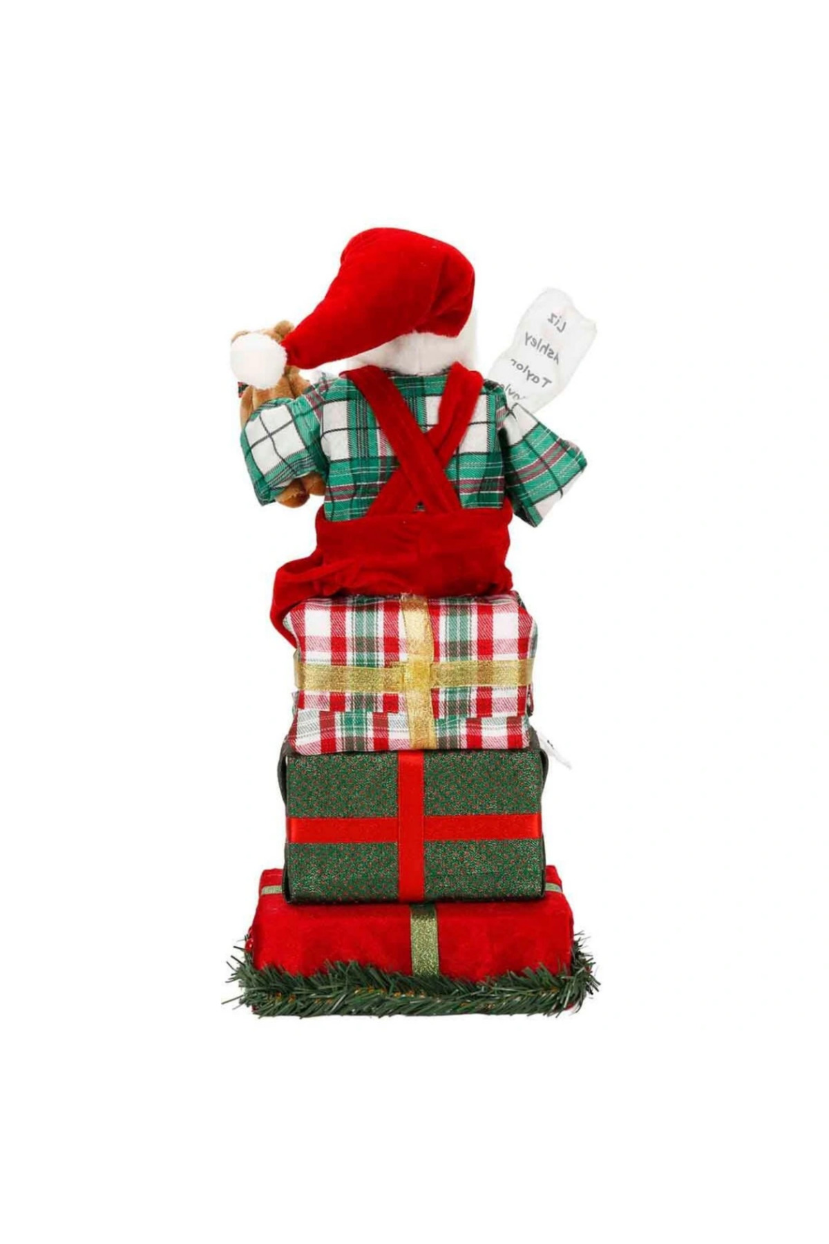 NW NessiWorld Hediye Kutularının Üstünde Oturan Dekoratif Biblo 48 cm fotoğrafı 4 (önizleme)