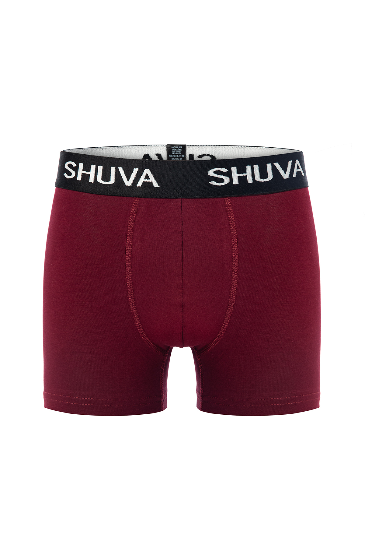 SHUVA 4'lü Paket Erkek Boxer Pamuklu Likralı Esnek Rahat Kesim - Karışık Set görsel 3