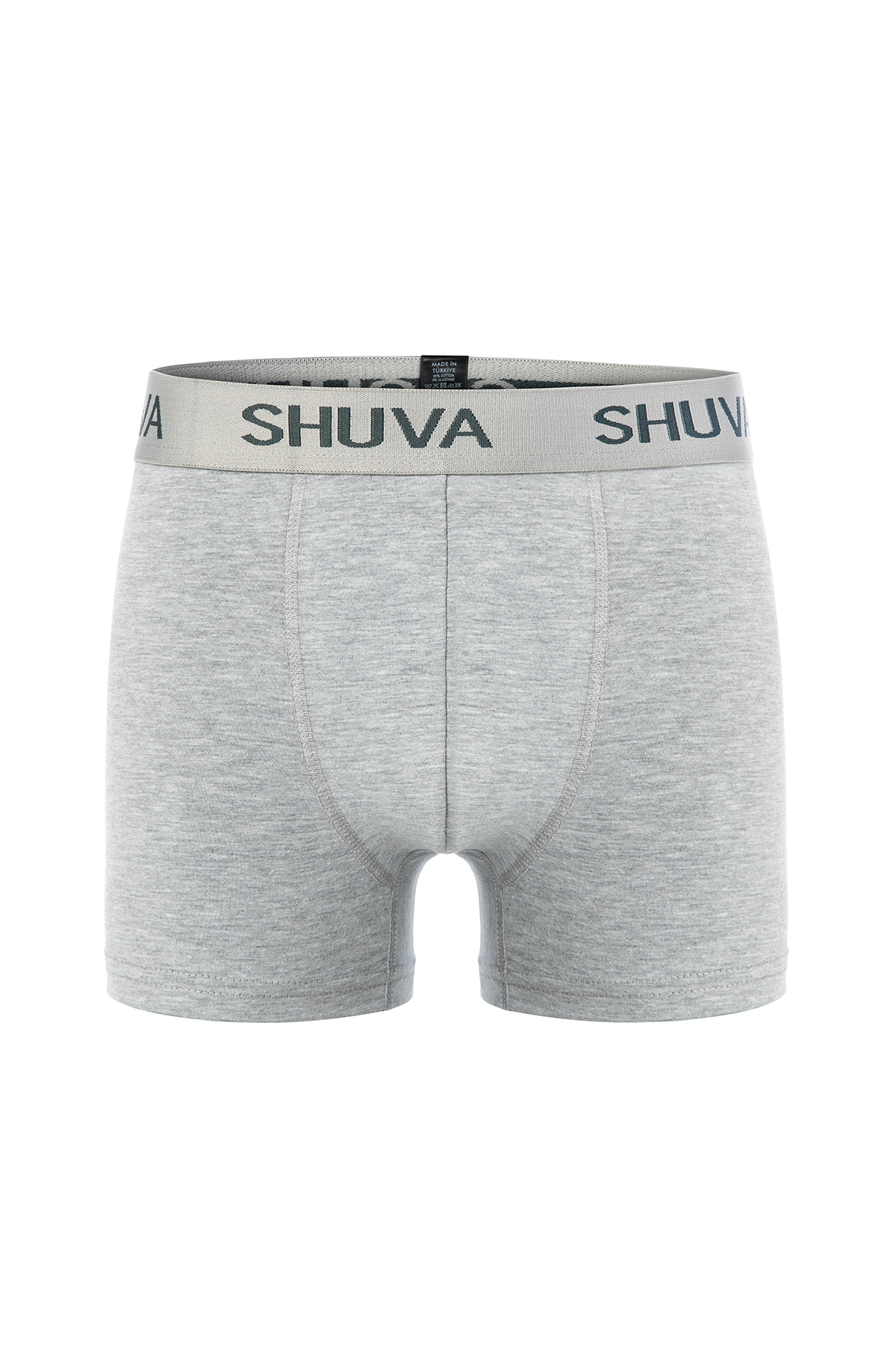 SHUVA 4'lü Paket Erkek Boxer Pamuklu Likralı Esnek Rahat Kesim - Karışık Set görsel 4