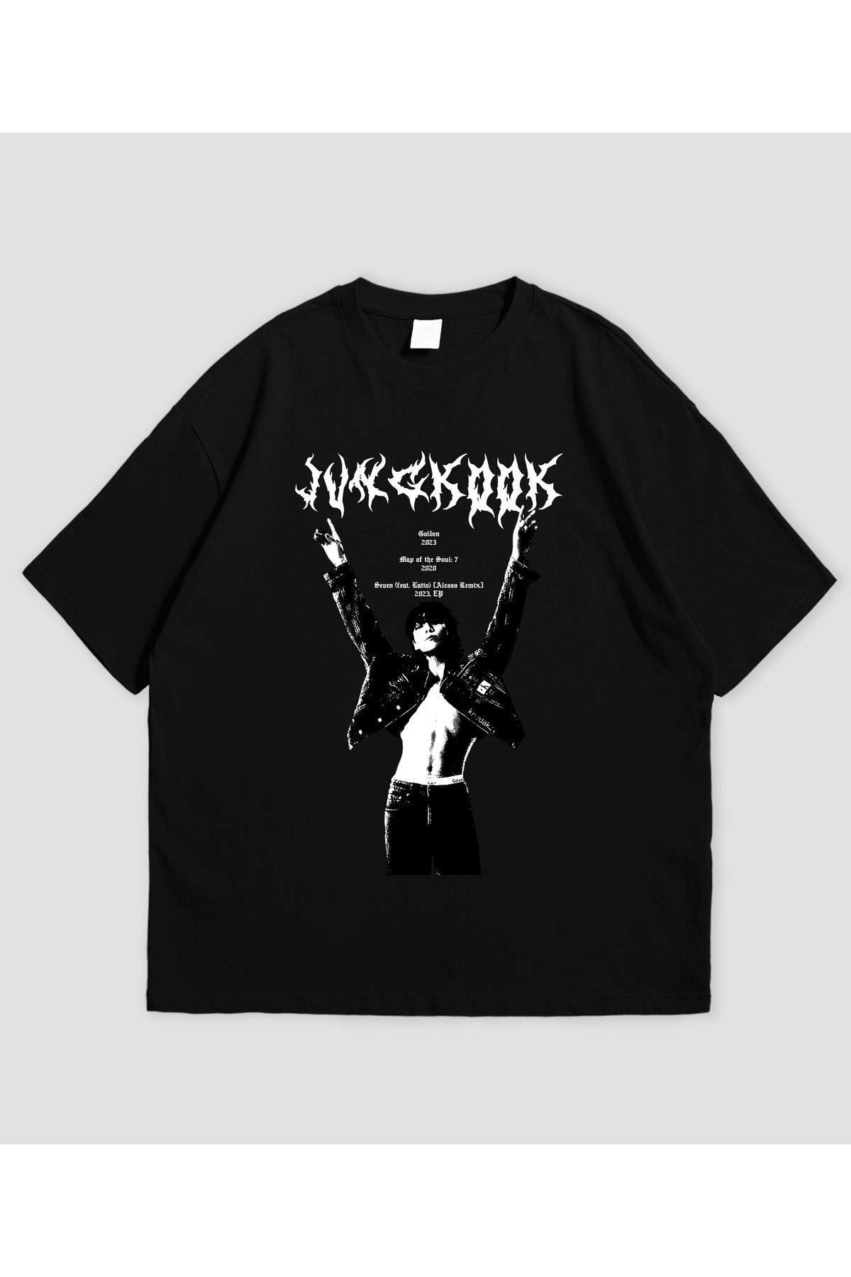 SVART WEAR Jungkook Baskılı Oversize Unisex T-Shirt - Fiyatı