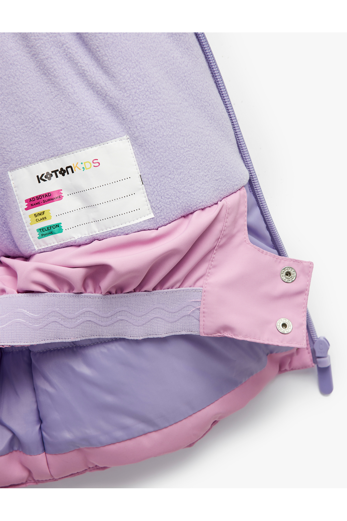 Koton Uzun Kollu Kapaklı Cep Detaylı Renk Bloklu Fermuarlı Kapşonlu Oversize Kayak Montu fotoğrafı 7 (önizleme)