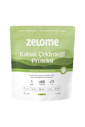 Zelome Kabak Çekirdeği Proteini 330 g | %100 Bitkisel Protein