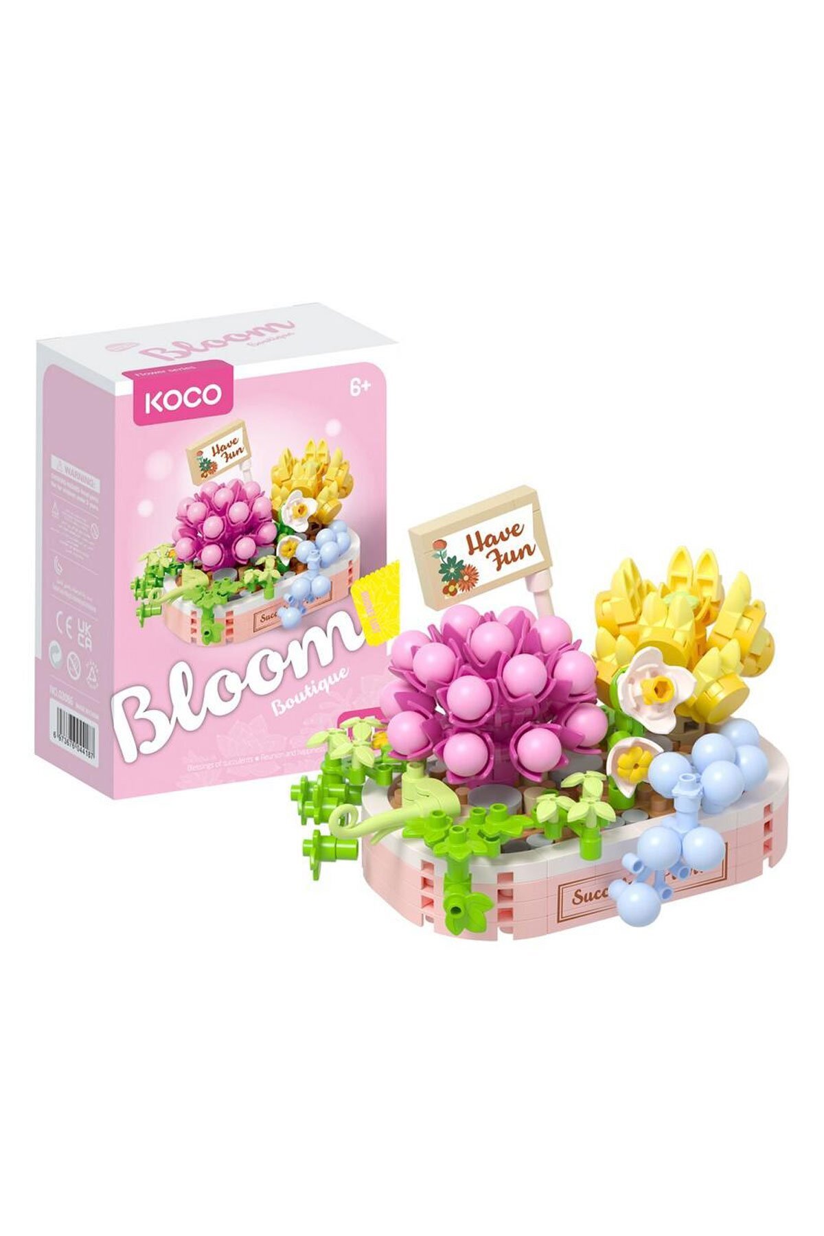 کیت ساختنی گیاهان گوشتی کبالت ۲۴۹ قطعه‌ای – مدل گل تزئینی مینیاتوری – مناسب برای ساختن از ۶ سال به بالا