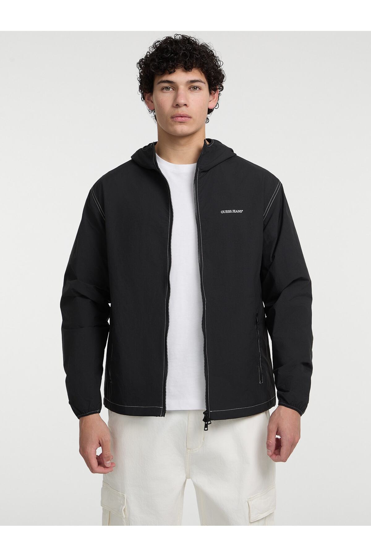 Guess  Jeans Packable Erkek Rüzgarlık