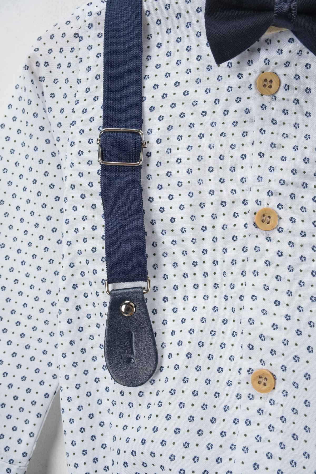 tinytrends Como Erkek Bebek Zıbınlı Gömlek Mevlüt Bayram Düğün Salopet Takım Elbise fotoğrafı 6 (önizleme)