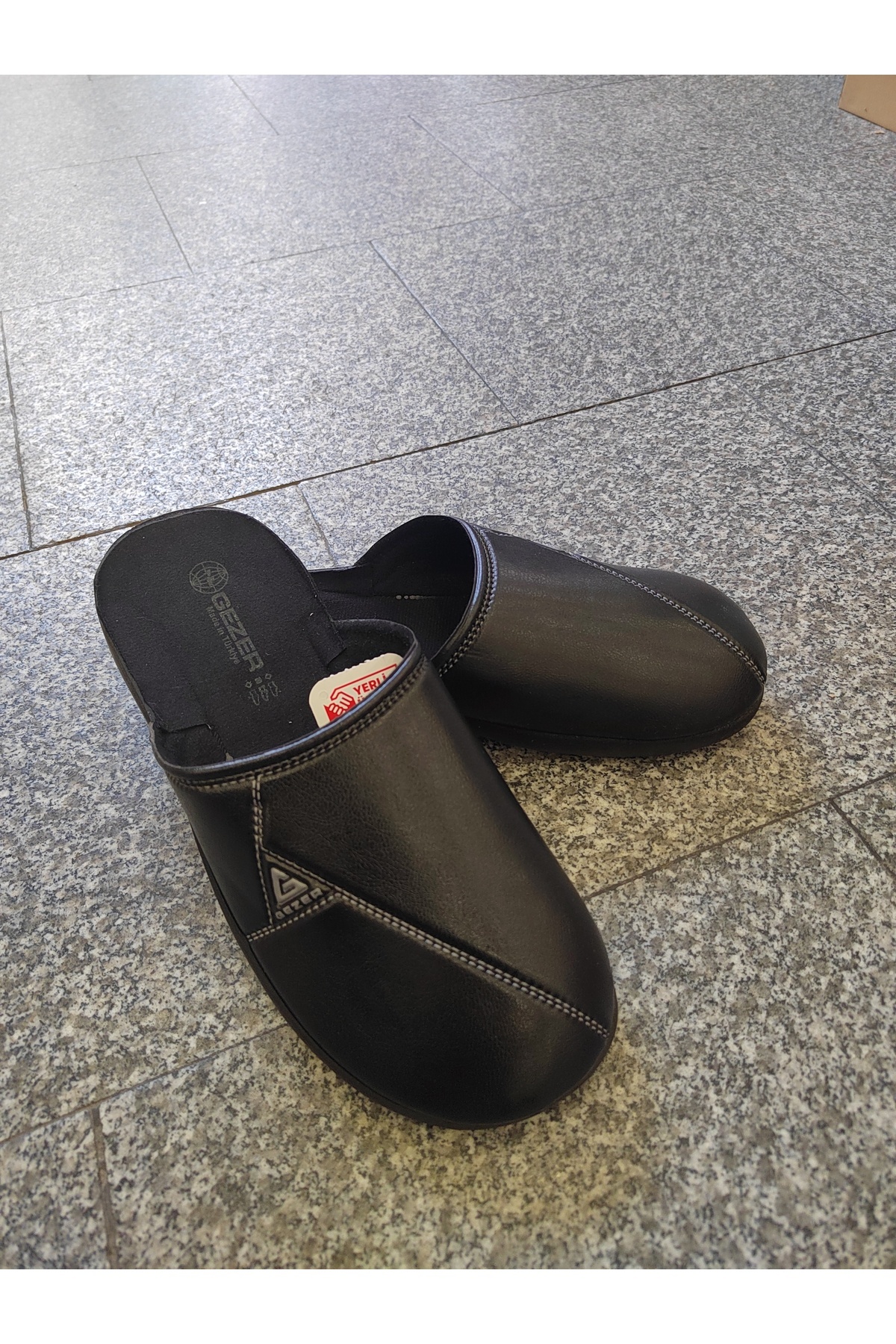 GEZER yeni model damat bohça çeyiz erkek ev terliği görsel 2