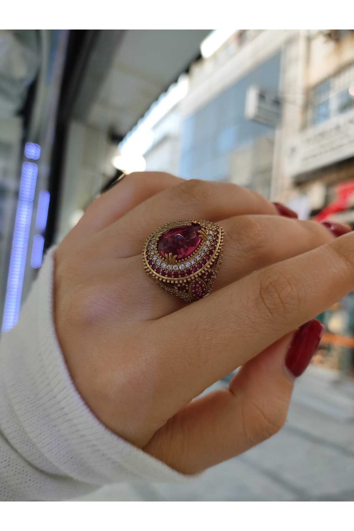Silver 925 Ayar Gümüş Bronz Hürrem Model Yüzük