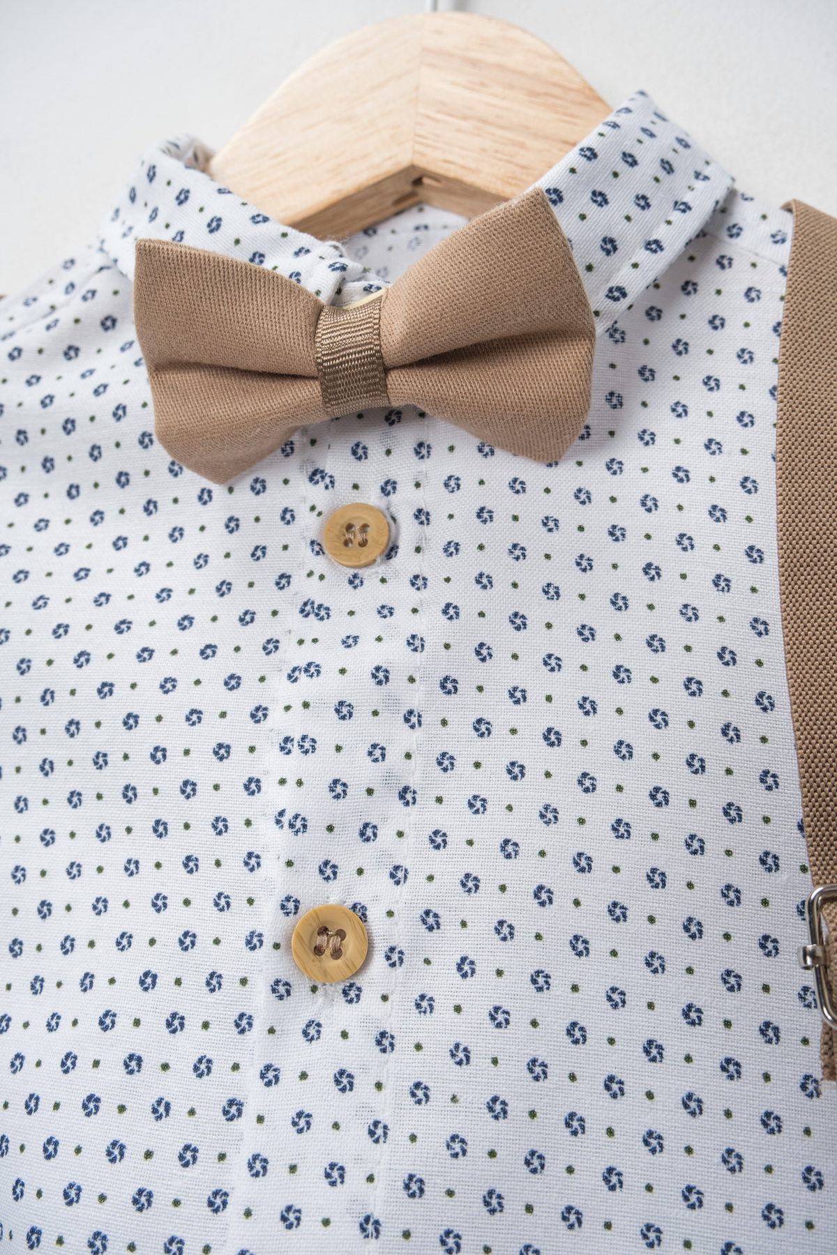 tinytrends Como Erkek Bebek Zıbınlı Gömlek Mevlüt Bayram Düğün Salopet Takım Elbise fotoğrafı 6 (önizleme)