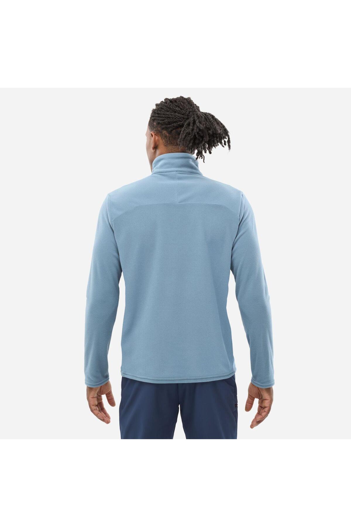 نیم زیپ مردانه UBIC LGRID PO مدل پشمی - MIV10534 N3171 آبی-XXL — رنگارنگ MIV10534 N3171N3171XXL — تصویر 4 از 7