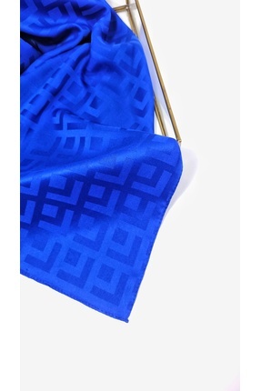 raberka Saks Mavisi Jakar Şal – Modern ve Seçkin Dokunuş