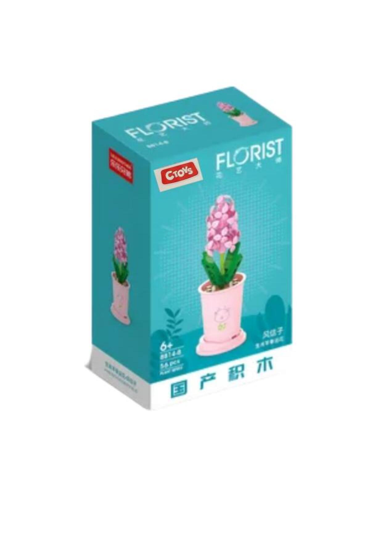 سی‌تویز بلوک‌های گل 8814-8 هایاسینتوس اورینتالیس – ست ۴۶ تکه بلوک‌های ساختنی گل (۶ سال به بالا)