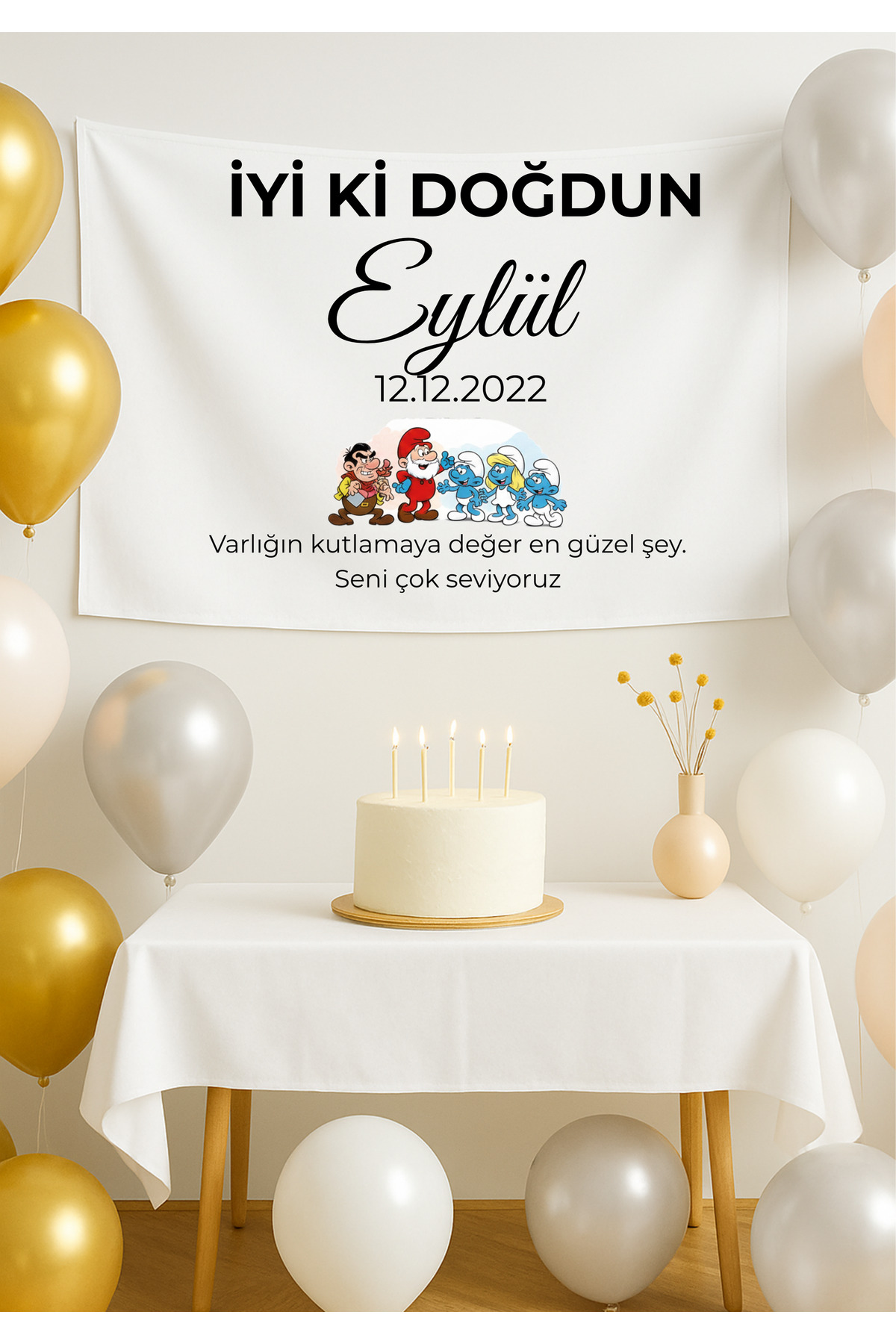 Personalized Birthday Happy Birthday Wall Covering Tapestry Premium Quality Fabric
